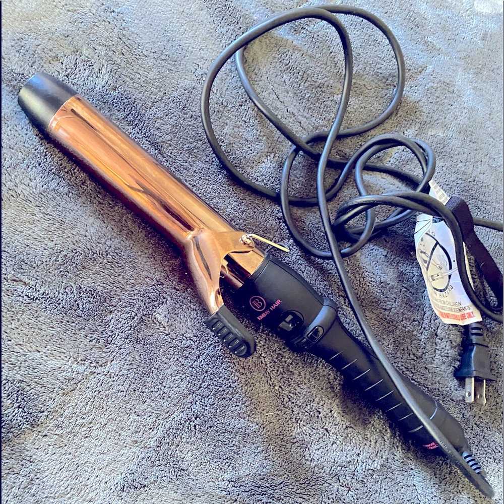 Bombay 32mm curling iron with clamp